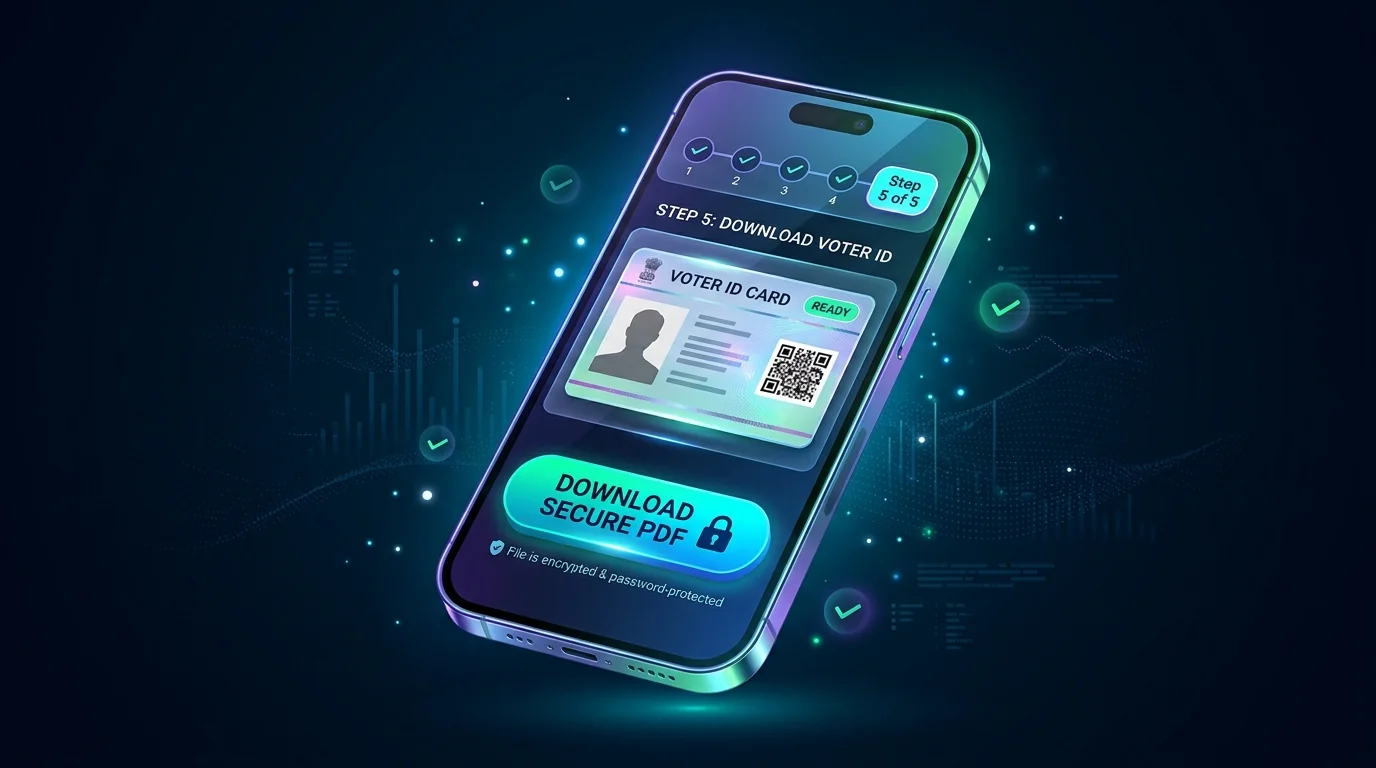 Official digitally signed color e-EPIC PDF card document
